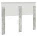 Tăblie cap cu headboard Gri din beton 135 cm Lemn compozit - WALTI WALTI