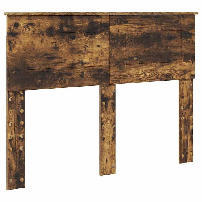 Tăblie cap cu headboard Stejar fumuriu 135 cm Lemn compozit - WALTI WALTI