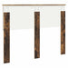 Tăblie cap cu headboard Stejar fumuriu 135 cm Lemn compozit - WALTI WALTI