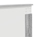 Tăblie cap cu headboard Gri Sonoma 135 cm Lemn compozit - WALTI WALTI