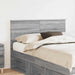Tăblie cap cu headboard Gri Sonoma 135 cm Lemn compozit - WALTI WALTI
