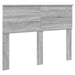 Tăblie cap cu headboard Gri Sonoma 135 cm Lemn compozit - WALTI WALTI