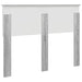 Tăblie cap cu headboard Gri Sonoma 135 cm Lemn compozit - WALTI WALTI