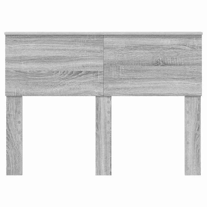 Tăblie cap cu headboard Gri Sonoma 135 cm Lemn compozit - WALTI WALTI