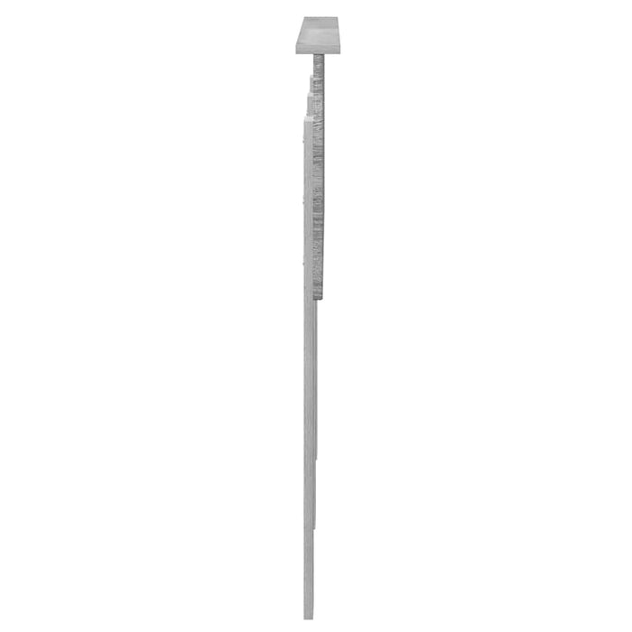 Tăblie cap cu headboard Gri Sonoma 135 cm Lemn compozit - WALTI WALTI