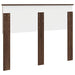 Tăblie cap cu headboard Stejar închis 135 cm Lemn compozit - WALTI WALTI