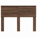 Tăblie cap cu headboard Stejar închis 135 cm Lemn compozit - WALTI WALTI
