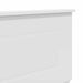 Tăblie cap cu headboard Alb 120 cm Lemn compozit - WALTI WALTI