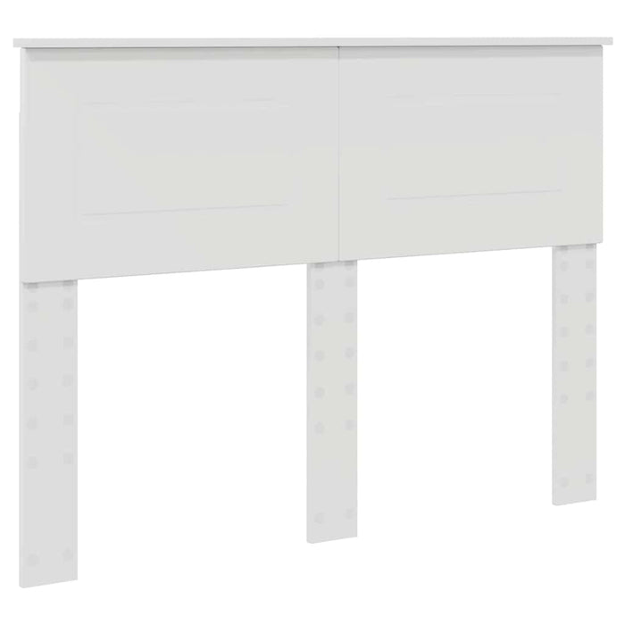 Tăblie cap cu headboard Alb 120 cm Lemn compozit - WALTI WALTI