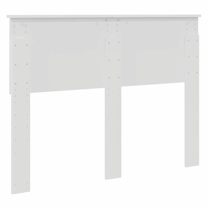 Tăblie cap cu headboard Alb 120 cm Lemn compozit - WALTI WALTI