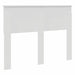 Tăblie cap cu headboard Alb 120 cm Lemn compozit - WALTI WALTI