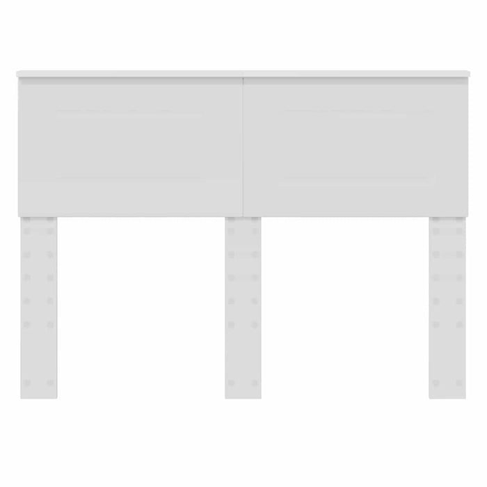 Tăblie cap cu headboard Alb 120 cm Lemn compozit - WALTI WALTI