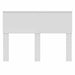 Tăblie cap cu headboard Alb 120 cm Lemn compozit - WALTI WALTI