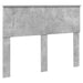 Tăblie cap cu headboard Gri din beton 120 cm Lemn compozit - WALTI WALTI