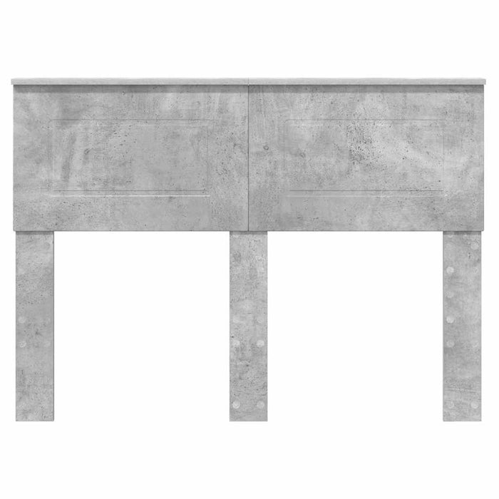 Tăblie cap cu headboard Gri din beton 120 cm Lemn compozit - WALTI WALTI