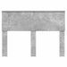 Tăblie cap cu headboard Gri din beton 120 cm Lemn compozit - WALTI WALTI