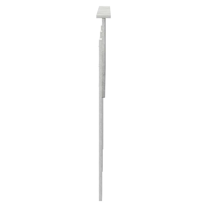 Tăblie cap cu headboard Gri din beton 120 cm Lemn compozit - WALTI WALTI