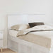 Tăblie cap cu headboard Alb Lucios 120 cm Lemn compozit - WALTI WALTI