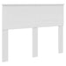 Tăblie cap cu headboard Alb Lucios 120 cm Lemn compozit - WALTI WALTI