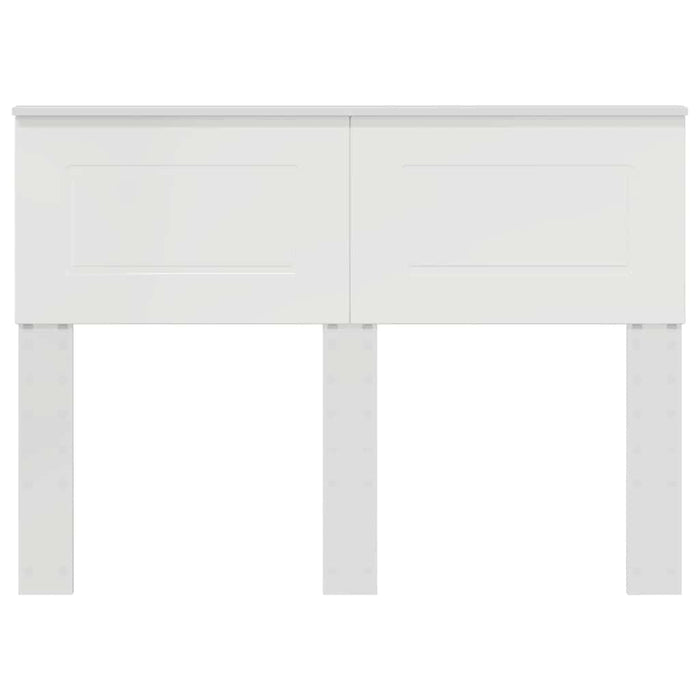 Tăblie cap cu headboard Alb Lucios 120 cm Lemn compozit - WALTI WALTI