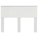 Tăblie cap cu headboard Alb Lucios 120 cm Lemn compozit - WALTI WALTI