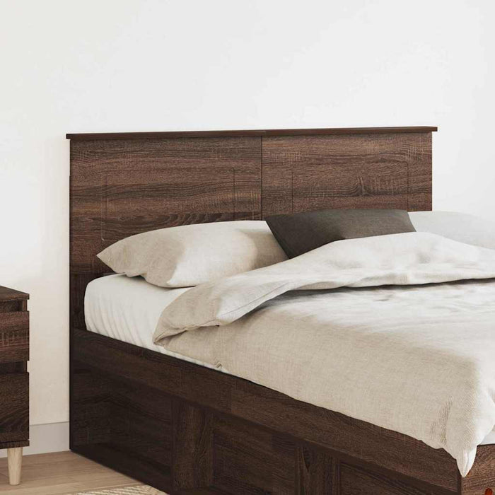 Tăblie cap cu headboard Stejar închis 120 cm Lemn compozit - WALTI WALTI