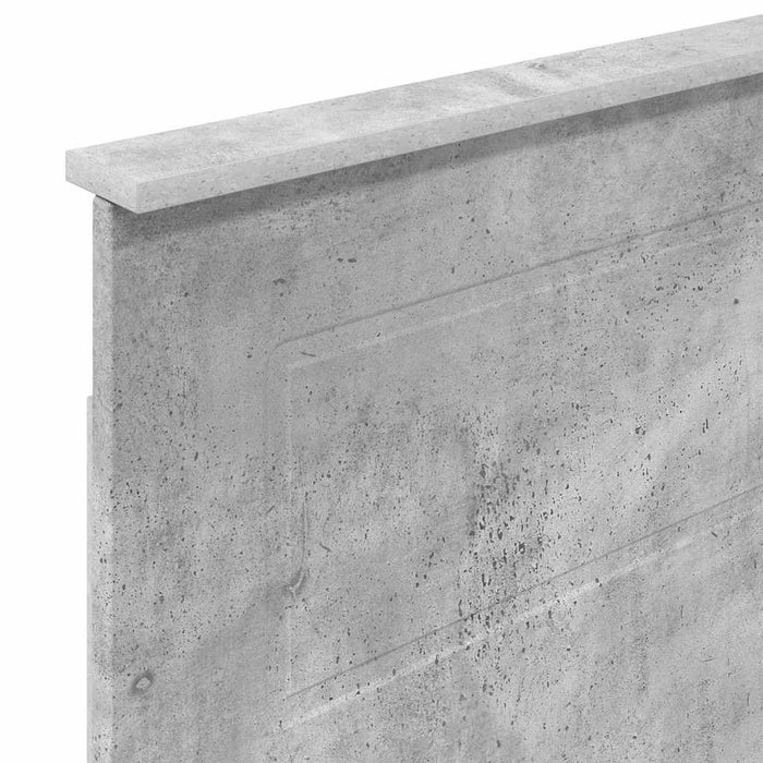 Tăblie cap cu headboard Gri din beton 100 cm Lemn compozit - WALTI WALTI