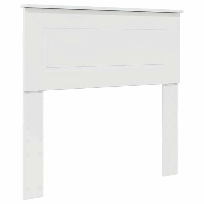 Tăblie cap cu headboard Alb Lucios 100 cm Lemn compozit - WALTI WALTI