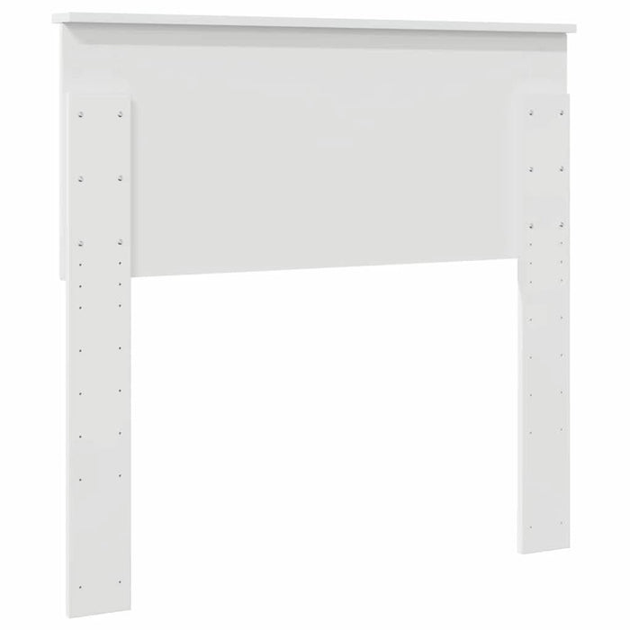 Tăblie cap cu headboard Alb Lucios 100 cm Lemn compozit - WALTI WALTI