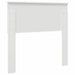 Tăblie cap cu headboard Alb Lucios 100 cm Lemn compozit - WALTI WALTI