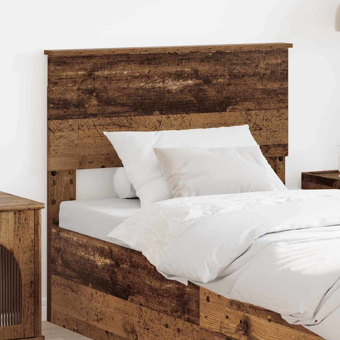Tăblie cap cu headboard Lemn Vechi 100 cm Lemn compozit - WALTI WALTI