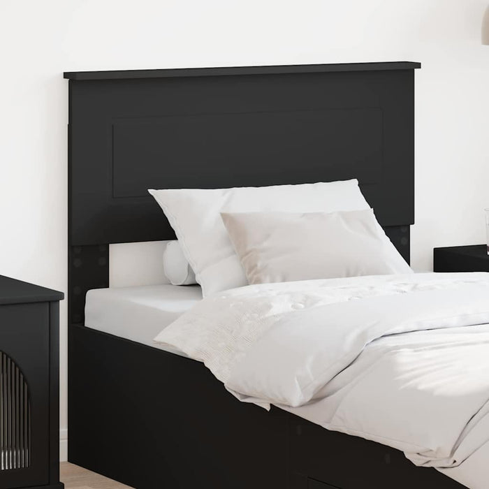 Tăblie cap cu headboard Stejar Negru 90 cm Lemn compozit - WALTI WALTI