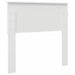 Tăblie cap cu headboard Alb Lucios 90 cm Lemn compozit - WALTI WALTI