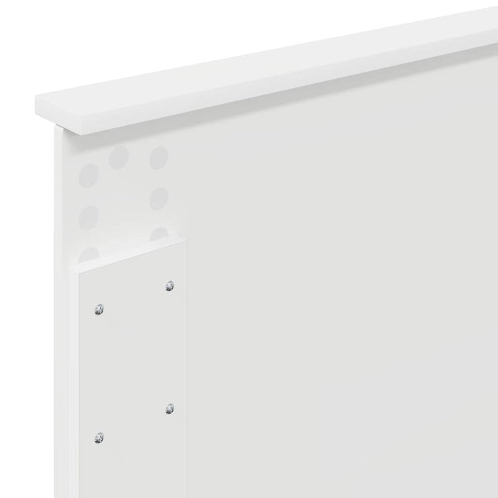 Tăblie cap cu headboard Alb 80 cm Lemn compozit - WALTI WALTI