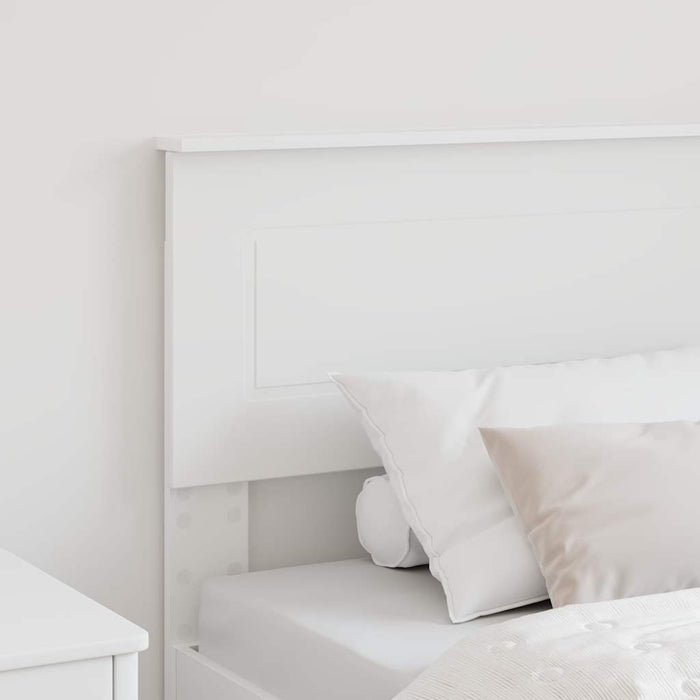 Tăblie cap cu headboard Alb 80 cm Lemn compozit - WALTI WALTI