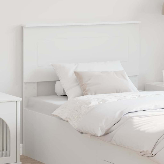 Tăblie cap cu headboard Alb 80 cm Lemn compozit - WALTI WALTI