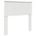 Tăblie cap cu headboard Alb 80 cm Lemn compozit - WALTI WALTI