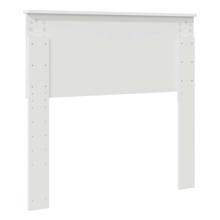 Tăblie cap cu headboard Alb 80 cm Lemn compozit - WALTI WALTI