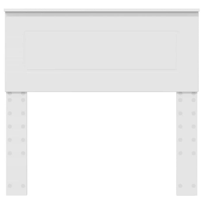Tăblie cap cu headboard Alb 80 cm Lemn compozit - WALTI WALTI