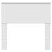 Tăblie cap cu headboard Alb 80 cm Lemn compozit - WALTI WALTI