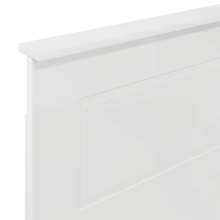 Tăblie cap cu headboard Alb Lucios 80 cm Lemn compozit - WALTI WALTI