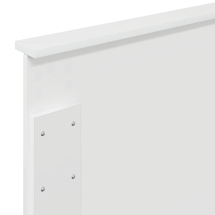 Tăblie cap cu headboard Alb Lucios 80 cm Lemn compozit - WALTI WALTI