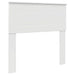 Tăblie cap cu headboard Alb Lucios 80 cm Lemn compozit - WALTI WALTI