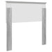 Tăblie cap cu headboard Gri Sonoma 80 cm Lemn compozit - WALTI WALTI