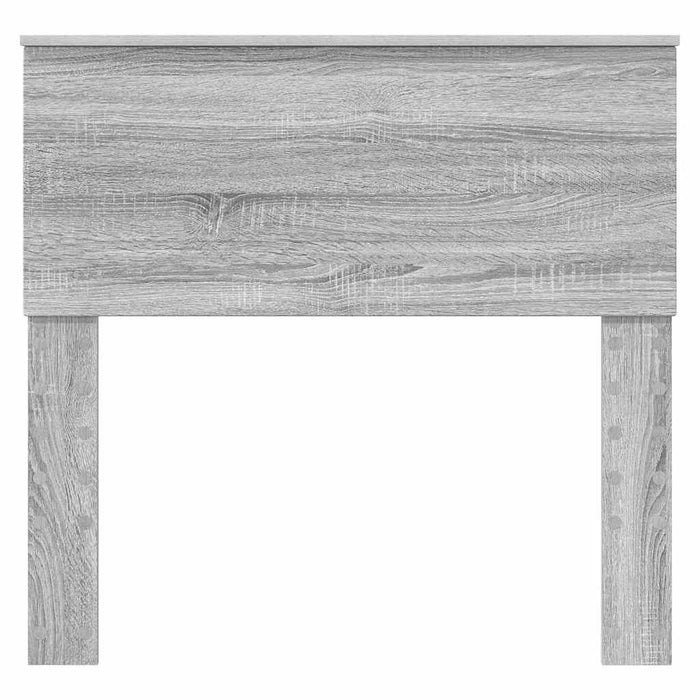 Tăblie cap cu headboard Gri Sonoma 80 cm Lemn compozit - WALTI WALTI