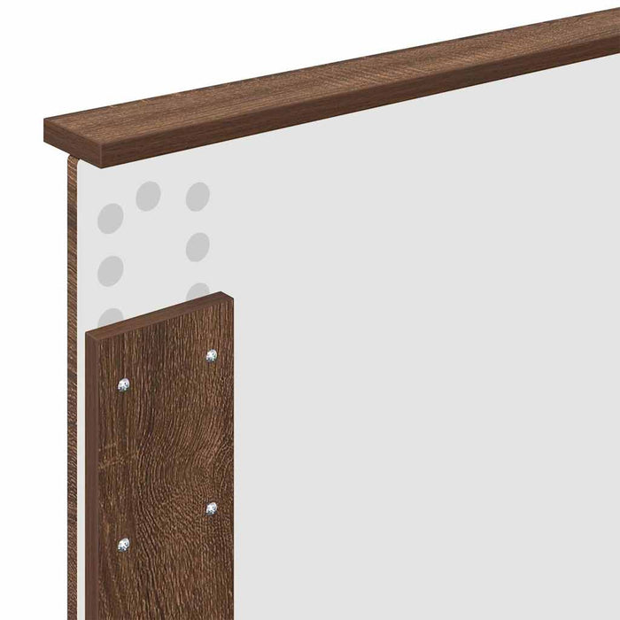 Tăblie cap cu headboard Stejar închis 80 cm Lemn compozit - WALTI WALTI