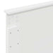 Tăblie cap cu headboard Alb 75 cm Lemn compozit - WALTI WALTI