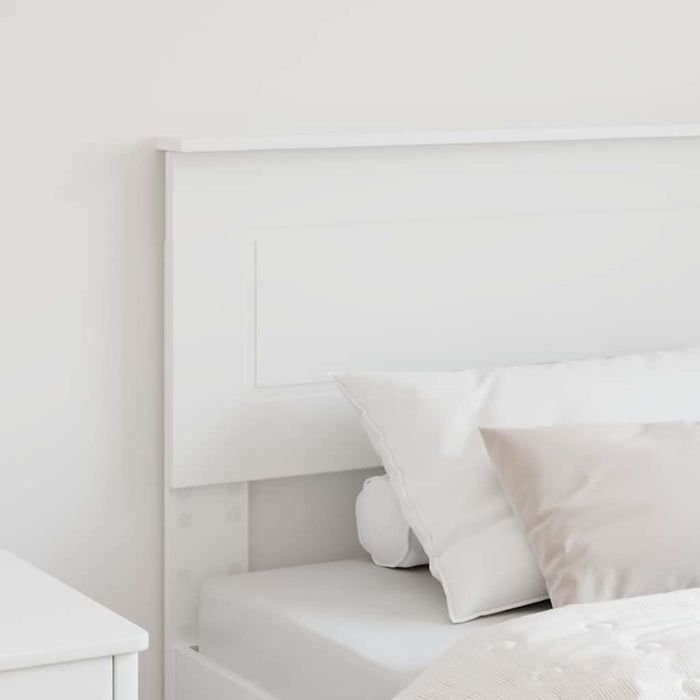 Tăblie cap cu headboard Alb 75 cm Lemn compozit - WALTI WALTI