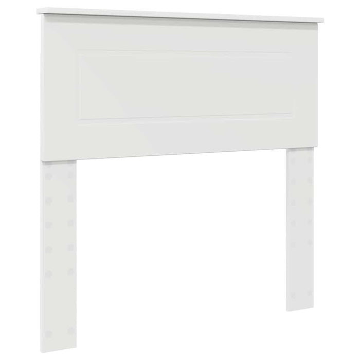 Tăblie cap cu headboard Alb 75 cm Lemn compozit - WALTI WALTI