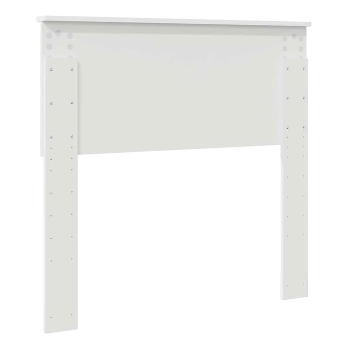Tăblie cap cu headboard Alb 75 cm Lemn compozit - WALTI WALTI
